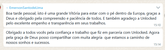 Família Gobbo - Feedback WhatsApp
